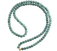 Jade Feng Shui Wealth Fei Cui Jade Multi-Layer Crystal Jadeit Bangle Spiritual Luxurious Natural Stone Jewelry Chakra Gold Bead Prosperity Luck/2202