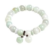 Jade for Women, Buddha, 10 mm Green Jade Natural Jadeite Jade Bead Use,