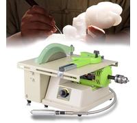 Jade Grinding Machine - Multi-Function Gemstone Polishing Equipment for Lapidary Use - 1380W Desktop Polisher for Jade, Wood, Amber, and Beeswax