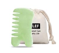 Jade Gua Sha Scraping Massage Tool Hand Made Jade Guasha Board, Tools for SPA Trigger Point Message on Face Arm Foot Small