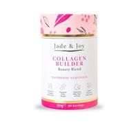 Jade & Joy Collagen Builder | Raspberry Lemonade | 150g, 30 Servings | 4000mg Plant Based Collagen Powder, Hyaluronic Acid, Vitamin C and Minerals for Hair, Skin and Nails, Amino Acid Superfood Blend