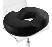 JADE KIT Coccyx Cushion for Tailbone Pain - Donut Cushion Ring Memory Foam Cushion Pain Relief for Haemorrhoids, Bed Sores, Prostate, Pregnancy, Post Natal, Ideal for Office, Car, Wheelchair