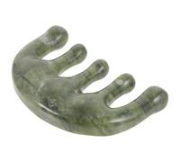 Jade Massage Comb Scalp Massager Green Portable Mini Brush