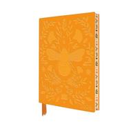 Jade Mosinski: Bee 2026 Artisan Art Vegan Leather Diary Planner - Page to View with Notes: Original Flame Tree Publishing DIN A5-Format Exquisit ... künstlerisch gestalteten Buchschnitt