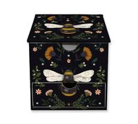Jade Mosinski: Bee Flame Tree Memo Block in Box with Drawer (Flame Tree Memo Boxes)