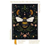 Jade Mosinski: Bee (Foiled Quarto Journal) (Flame Tree Quarto Notebook)