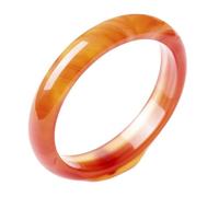 Jade, Natural Red Agate Jade Marrow Bangle, Women's Fashion Boutique, Inner Diameter 54-64cm Inner diameter 54-56mm