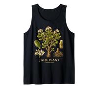 Jade Plant Crassula ovata Plant Anatomy Study Tank Top
