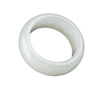 Jade Ring Ring Jade Ring White Jade Ring Male And Female Models (Size : Inner diameter17mm)