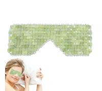 Jade Stone Eyes Patch Sleep eyePad eyeMasque Reusable Facial Stone Masque for Use | Natural Jade Cooling Design System, Soothing Pressure Relief Structure Feature, eyeFatigue Reduction Function