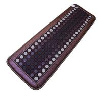 Jade Tourmaline Far Infrared Heating Pad, Full Body Mat with 138 Pieces Natural Gemstone Overheat Protection, Smart Control for Back Pain and Cramps Relief, Sciatica Arthritis