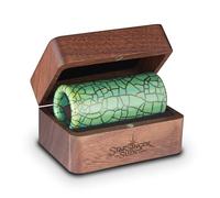 Jade Warrior Green Ceramic Guitar Slide Bundle - Handmade (Medium)