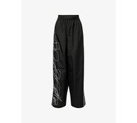 Jaded London Womens Jaded London Script Embroidered Shell Jogging Bottoms Black XL