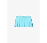 Jaded London Womens Jaded London Stud-Embellished Jersey Mini Skort Blue 10