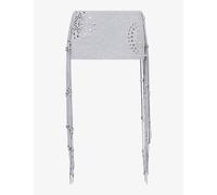 Jaded London Womens Jaded London Studded Tassel Stretch-Woven Skort Grey 8