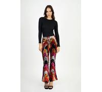 Jaded Rose Women's Bas Sequin Pants - Swirl Flared Trousers | Size: 10 Jaded Rose Multicolor 10