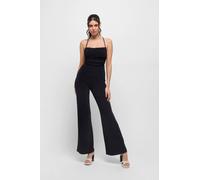 Jaded Rose Women's Bella Open-Back Jumpsuit. Sexy & Elegant in Black | Size: 8 Jaded Rose Black 8