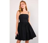 Jaded Rose Women's Neesha Black Corset Nylon Skater Mini Dress | Size: 12 Jaded Rose Black 12