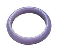 Jadeite Bracelet for Women Bangle, with Fine Glutinous Bright Violet Round-Strip, Suitable a Wife Gift