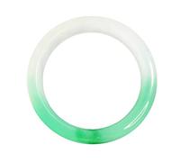 Jadeite Bracelet Ice Through Concubine Jade Bracelet, Natural Green Jadeite Bracelet For Women, Chain Belt Certificate Box (Color : Green, Size : 60mm)