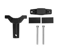 JADEKEEI Front Fork Lamp Mount Shock Absorbing Aluminum Alloy Motorcycle Headlight Extension Tube Clamp for ATV Tricycle