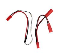 JADEKEEI RC Front Face Middle Grille Lighting Modifications 4LED Lamp Beads Upgrade Lamp Group for YK4082 1/8 1/10 RC Climbing Car