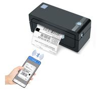 JADENS Bluetooth Thermal Label Printer, 4x6 Shipping Label Printer, Compatible with Android, iPhone, Windows & Mac, Widely Used for Hermes, Royal Mail, Amazon, Shopify, Ebay