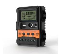 Jadeshay 30A Solar Charge Controller,12V/24V PWM Solar Panel Charger Regulator Intelligent Controller LCD Display Parameter Automatic Adjustable with 5V Dual USB Port Output for Solar PV Panel Battery