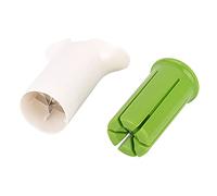 Jadeshay Cucumber Slicer,Vegetable Fruit Cutter Strawberry Carrot Cutter Multifunctional Dispenser Set 2 Pieces Combination Slicer Tools for Kitchen Creative Fruit Salad Strip Cutting Divider