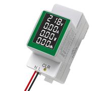 Jadeshay Digital Electricity Meter, Electric Energy Meter PZEM-008 AC50-300V/100A Ammeter Voltmeter Digital Display Voltage Tester Power Consumption Electricity Usage Monitor, with Backlight