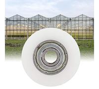 Jadeshay Door Wheels - 30mm Diameter Greenhouse Door Wheels - Door Wheels Rollers Runners Replacement Kit for The Old or Broken One