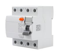 Jadeshay Fi Circuit Breaker 40A 30mA 4-Pin RCCB Residual Current Circuit Breaker Type A Circuit Breaker with Residual Current Protection Circuit Breaker Switch Fi Switch AC400V (GYL10-4P-40A-0.03A)