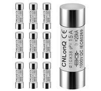 Jadeshay Fuses 10pcs Solar DC1000V PV Fuse GPV Type Fuse Link HSPV-30 10x38mm for Solar PV System Protection (Size : 20A)