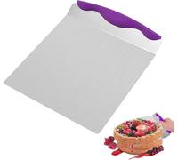Jadeshay Home Pizza Transfer Tray,Stainless Steel Cake Pizza Transfer Tray Moving Plate Cake Lifter Shovel Pastry Baking Tool