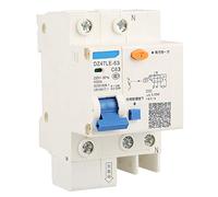 Jadeshay Miniature Circuit Breaker DZ47LE-63 1P C63 RCCB Residual Current Circuit Breaker 230V 63A 30mA