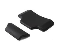 Jadeshay Motorcycle Top Box Cushion, Black Universal Self-Adhesive Backrest Pad for Passenger Comfort, Polyurethane Rear Top Case Cushion for Most Motorcycles
