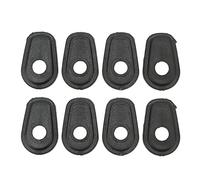 Jadeshay Motorcycle Turn Signal Adapters, 8PCS Motorcycle Front and Rear Turn Signal Indicator Adapter Spacers Fit for Z400 Z650 Z800 Z900 Z1000 ER6, Black