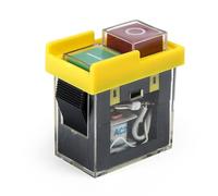 Jadeshay NVR Switch,KJD6 Waterproof Electromagnetic Switch 4 Pin AC250V 6A ON/OFF Push Button Universal Emergency Stop Pushbutton Replacement for Electric Cement Concrete Mixer