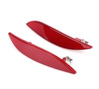 Jadeshay Rear Bumper Reflector Strips, Car Warning Light Safety Reflective Tape, Bumper Reflector Rear Bumper Reflector Strips Left & Right 265600004R Fits for Megane MK3 2008 - 2013, Red