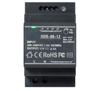 Jadeshay Switching Power Supply,12V 4.5A 60W Din Rail Transformer Single Phase Power Supply Switching Universal for Ring Door Bell System and Industrial Automation,Input AC100V-240V Output DC12V