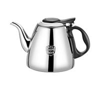 Jadeshay Teapot,1200ML Tea Pot Stainless Steel Large Capacity Tea Coffee Pot Kettle Catering Teapot with Heat Resistant Handle,Suitable for Induction Cooker (Panel is Flat,No Contacts)