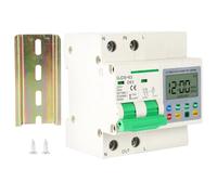Jadeshay Timer Switch,63A AC230V Timer Relay Time Control Switch 16 Groups ON/OFF Programs Digital Programmable Time Control Circuit Breaker for Home Appliances,with DIN Rail 35mm and Screws