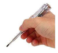Jadeshay Voltage Tester Screwdriver 70-250V AC Electric Test Probe Pen with LED Indicator Light Circuit Voltage Detector Pen for Live and Neutral Wire Identification & Power ON/OFF Detection
