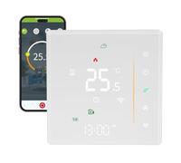 Jadeshay WiFi Thermostat Smart Thermostat for Combi Boiler Tuya App Control 5+1+1 Day Programmable LCD Display Dry Contact Heating Controller Compatible with Alexa Google Home 230V 5A White