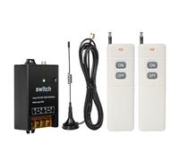 Jadeshay Wireless Remote Switch AC220V 30A | 433MHz RF Receiver Remote Control Light Switch Relay for Lamp Water Pump Motor Fans,Outdoor Control Range Up to 1500 Meters