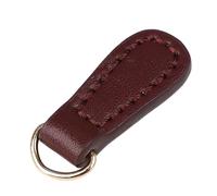 JADEWaa 2 Pcs PU Leather Zippers Pulls Head Pendants Pull Strap Zips Puller Head Replacement for Bag Repair