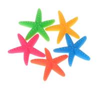 JADEWaa 5 Pcs Artificial Fake Seastars Coral Ornaments Aquarium Decorations Simulation Adornment for Fish for Aquarium Heater Light Thermometers Gravel Sand Decorations