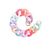 JADEWaa Dumpy Acrylic Purse Strap Bag Chain Handle Replacement,Handbag Making Accessory Decorations Extender Chain Acrylic Purse Strap