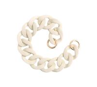 JADEWaa Dumpy Acrylic Purse Strap Bag Chain Handle Replacement,Handbag Making Accessory Decorations Extender Chain Acrylic Purse Strap