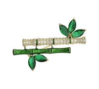 JADEWaa Elegant Bamboos Knot Brooch Craft from Sturdy Zines Alloy for Unique Styles and Sophisticated Charm Stylish Outfits